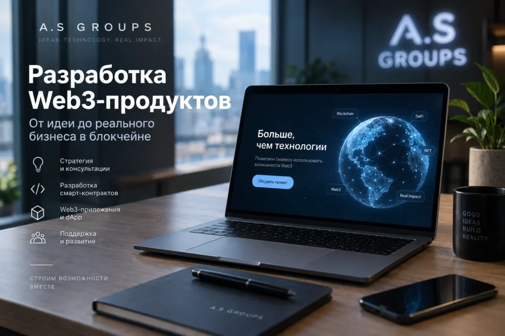 Разработка смарт-контрактов и Web3-продуктов для бизнеса