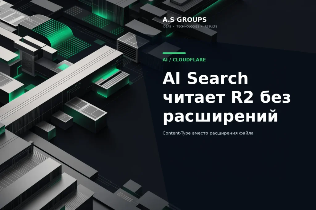 Cloudflare AI Search индексирует R2-объекты по Content-Type без расширений файла
