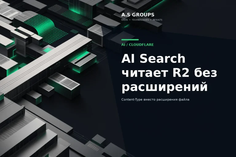 Cloudflare AI Search индексирует R2-объекты по Content-Type без расширений файла