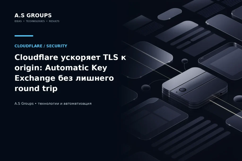 Cloudflare Automatic Key Exchange для TLS 1.3 соединения с origin-сервером