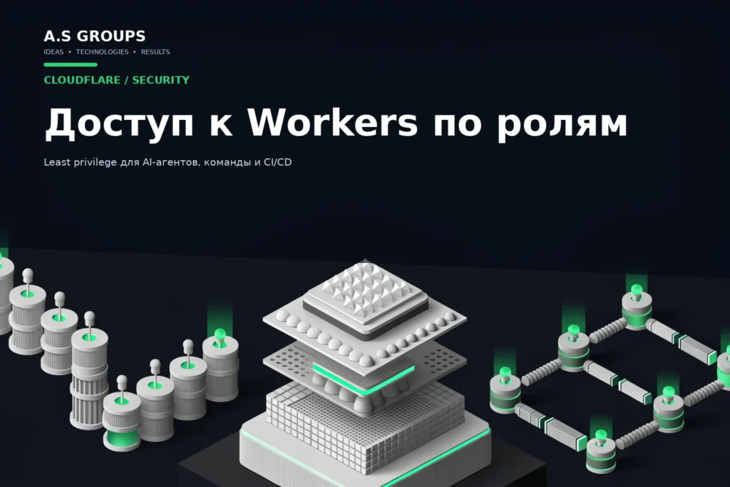 Cloudflare Workers с раздельными уровнями доступа для AI-агентов, команды и CI/CD