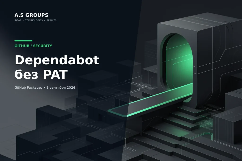 Dependabot получает безопасный доступ к приватному GitHub Packages без персонального токена