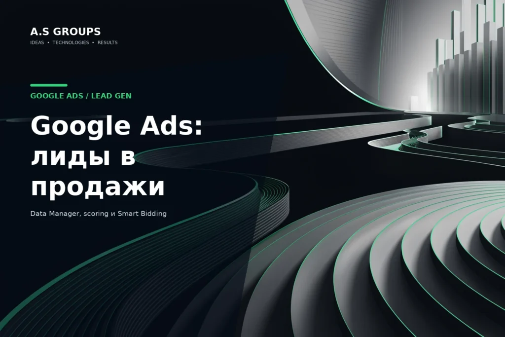 Google Ads Data Manager связывает лиды из сайта и CRM с аналитикой, конверсиями и Smart Bidding