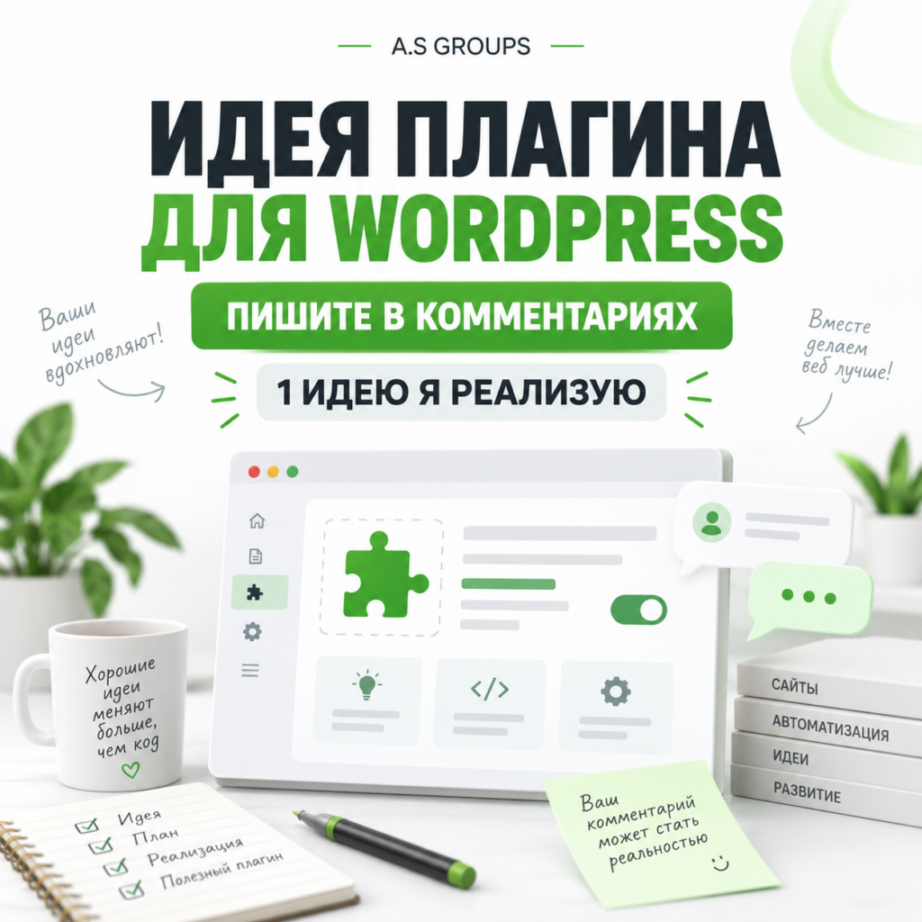 Идея плагина для WordPress с приглашением написать предложение в комментариях