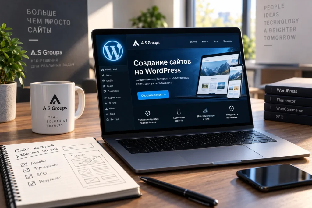 Разработка корпоративного сайта на WordPress под ключ
