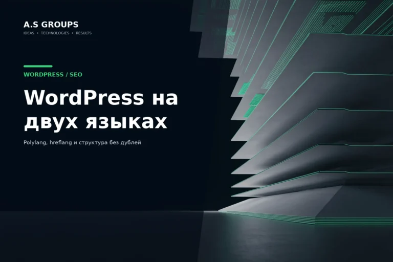 Мультиязычный WordPress с Polylang для русской и английской версий сайта