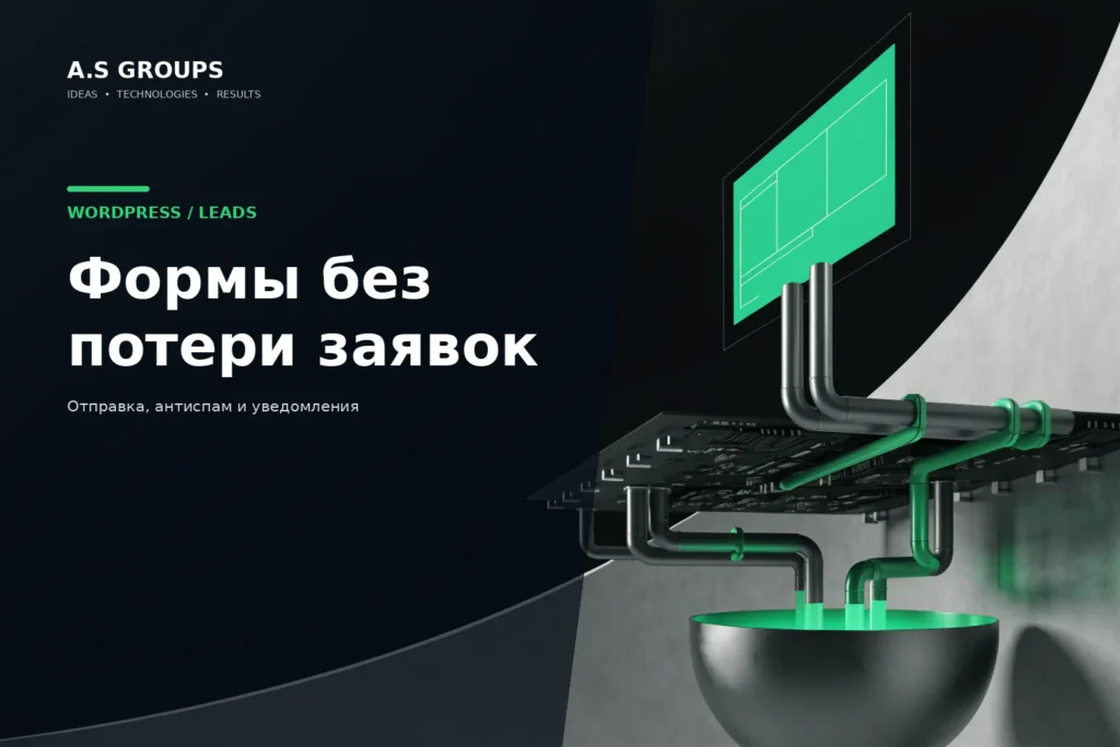 Настройка форм заявок WordPress с доставкой уведомлений и защитой от спама