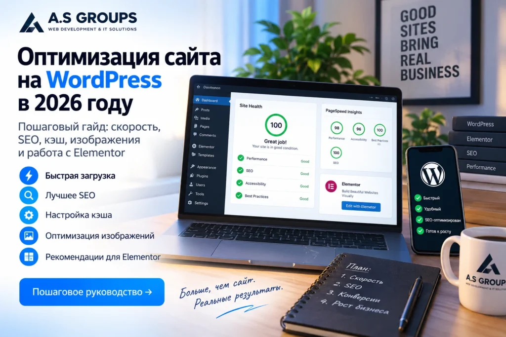 Оптимизация сайта WordPress в 2026 году