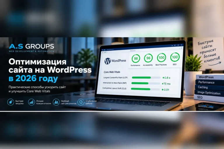 Оптимизация WordPress по Core Web Vitals и показателям производительности