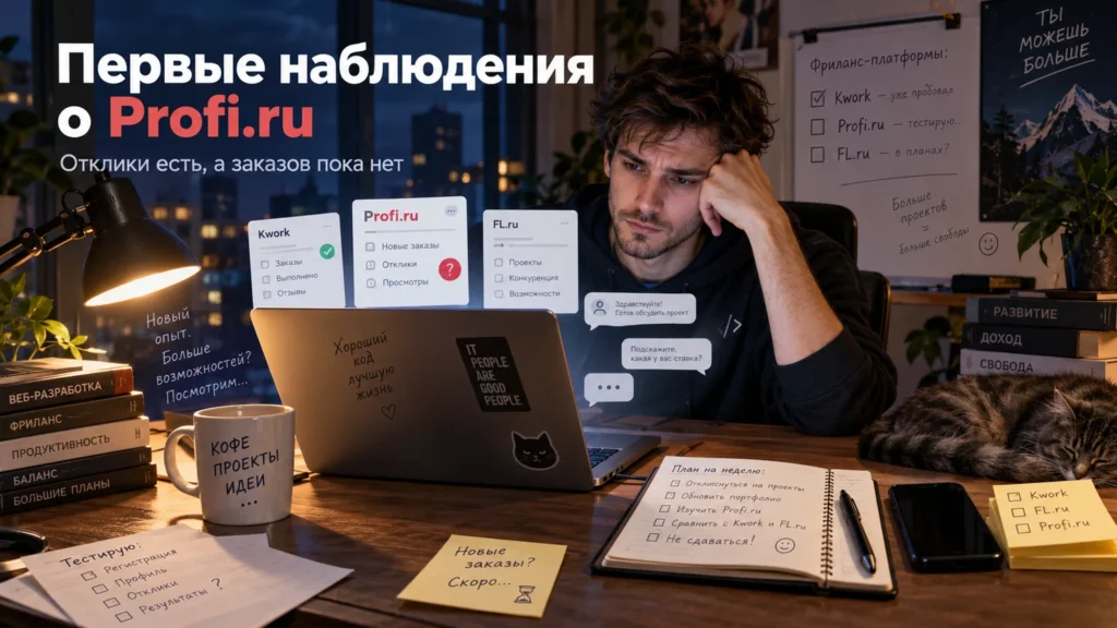 Первые наблюдения веб-разработчика после десяти откликов на Profi.ru