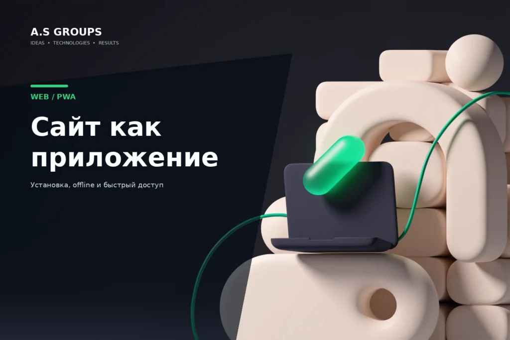 PWA для бизнеса: сайт, который устанавливается как веб-приложение на телефон и компьютер