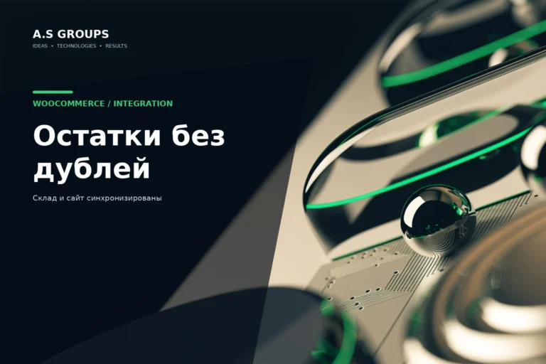 Синхронизация остатков WooCommerce со складом, ERP и внешней системой по API