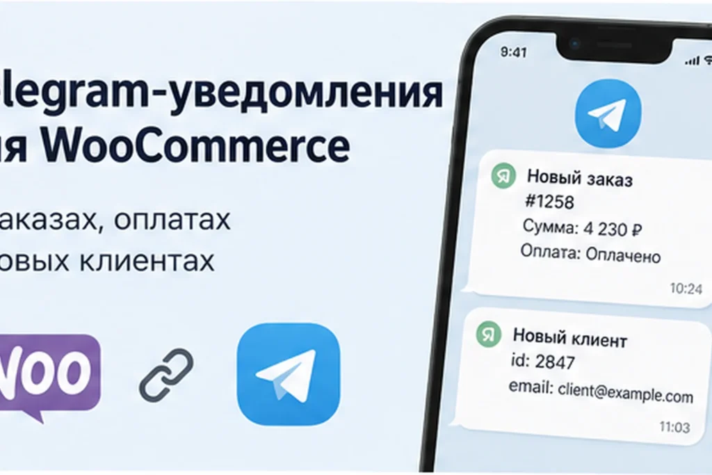 Telegram-уведомления о заказах WooCommerce