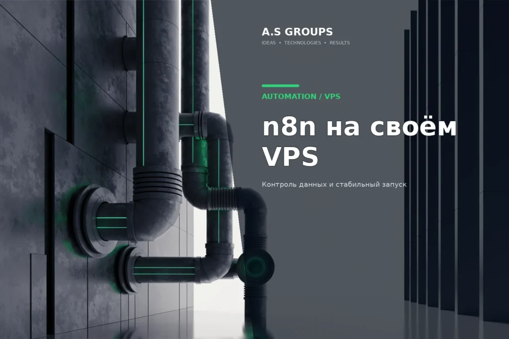 Установка n8n на VPS для рабочих автоматизаций и API интеграций