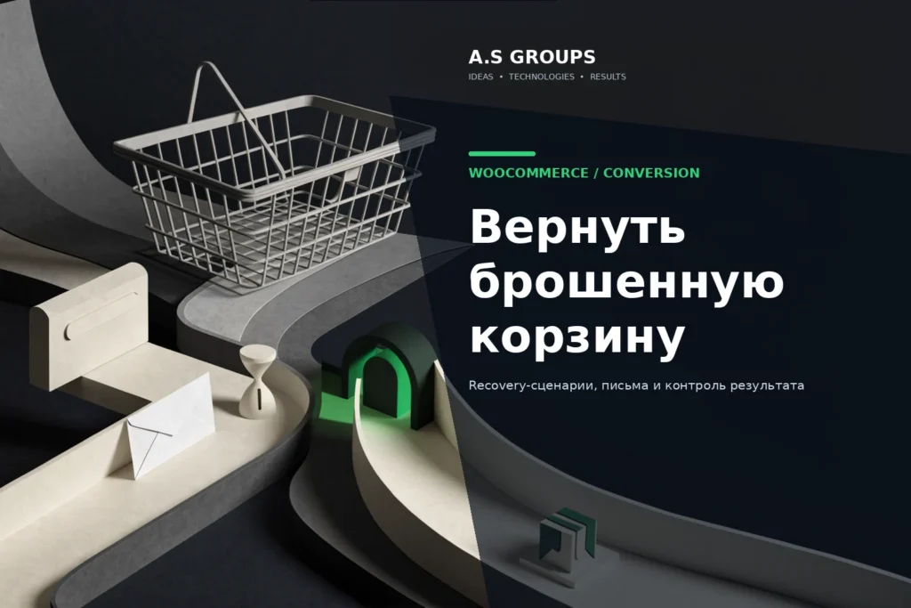 Брошенные корзины WooCommerce: возврат покупателя через recovery-сценарий