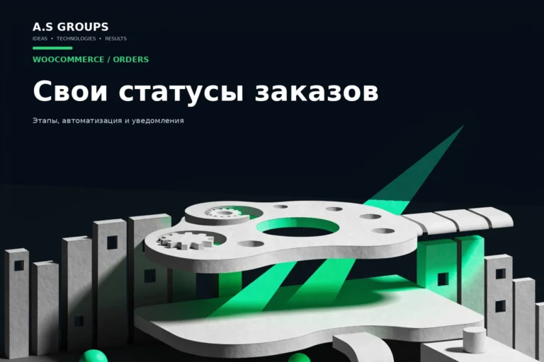 Кастомные статусы заказов WooCommerce и автоматизация этапов обработки