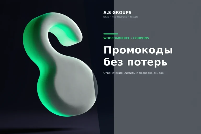 Настройка купонов и промокодов WooCommerce с ограничениями и лимитами скидок
