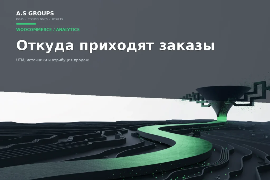 Order Attribution в WooCommerce: UTM-метки и источник заказа