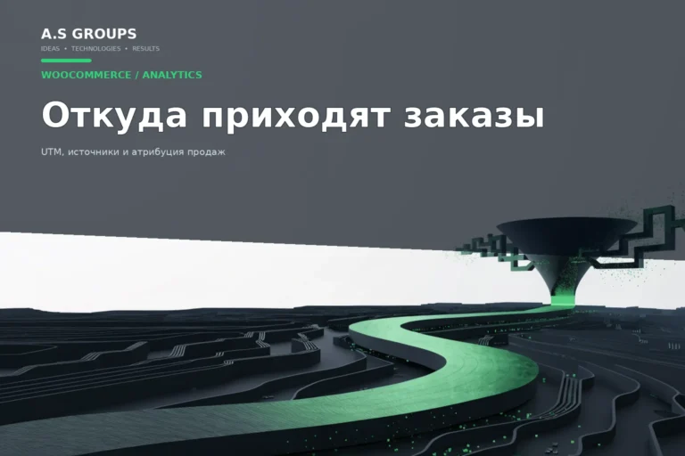 Order Attribution в WooCommerce: UTM-метки и источник заказа