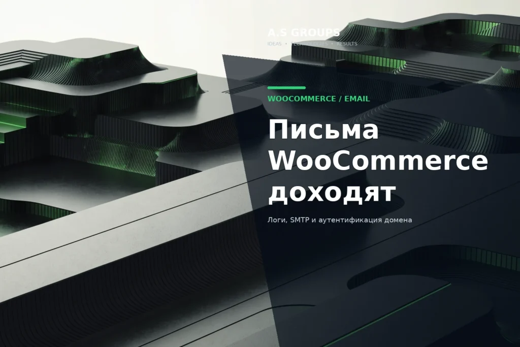 Доставка транзакционных писем WooCommerce через SMTP с SPF, DKIM и DMARC