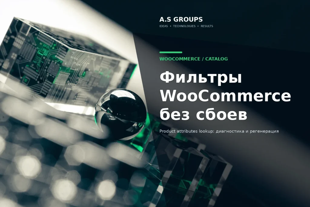 WooCommerce product attributes lookup table и восстановление фильтров каталога