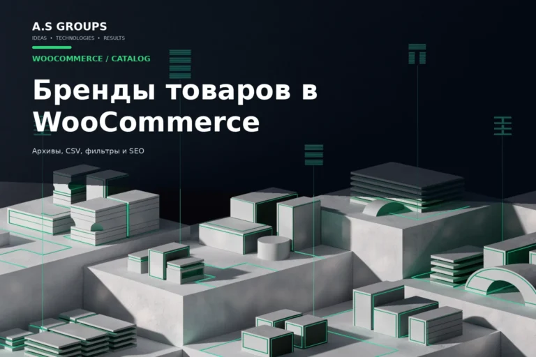 Встроенные Product Brands и каталог брендов WooCommerce
