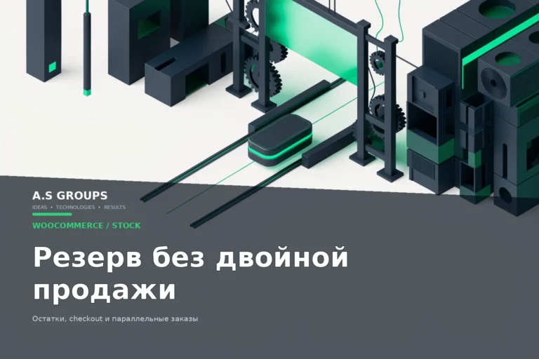 Резервирование остатков WooCommerce и защита последней единицы товара от двойной продажи