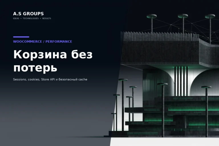 Сессии и корзина WooCommerce с безопасным кэшированием и Store API
