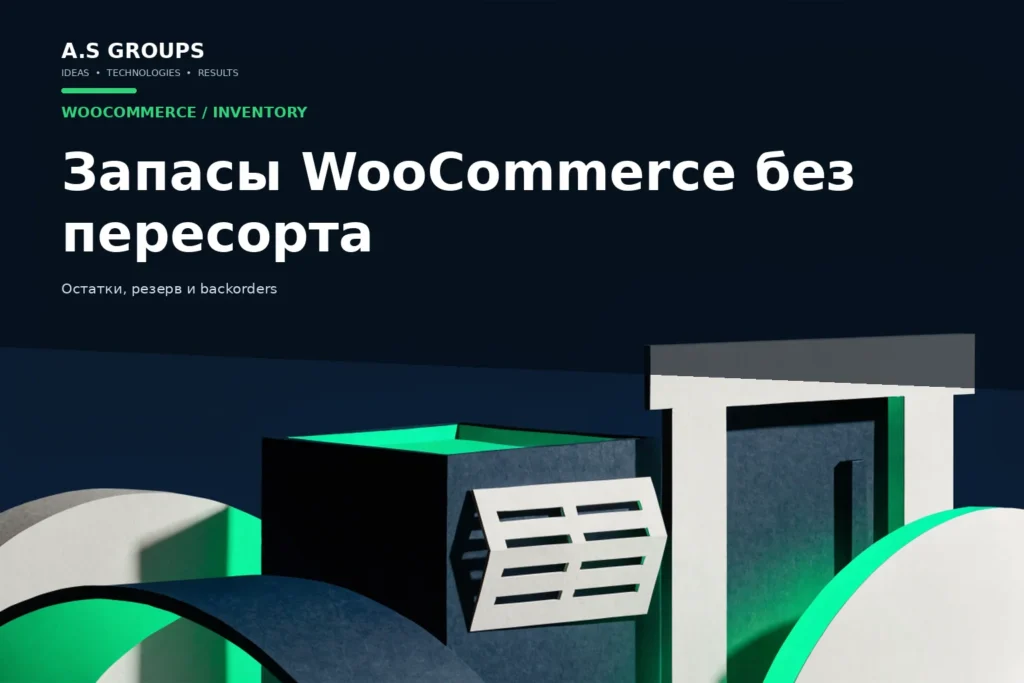 Управление запасами WooCommerce: остатки, резервирование и backorders