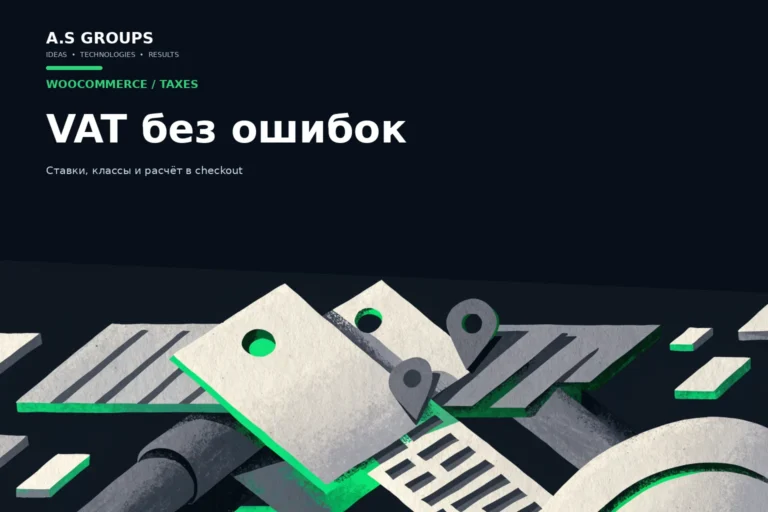 Настройка налоговых ставок и VAT в WooCommerce для корректного расчёта checkout