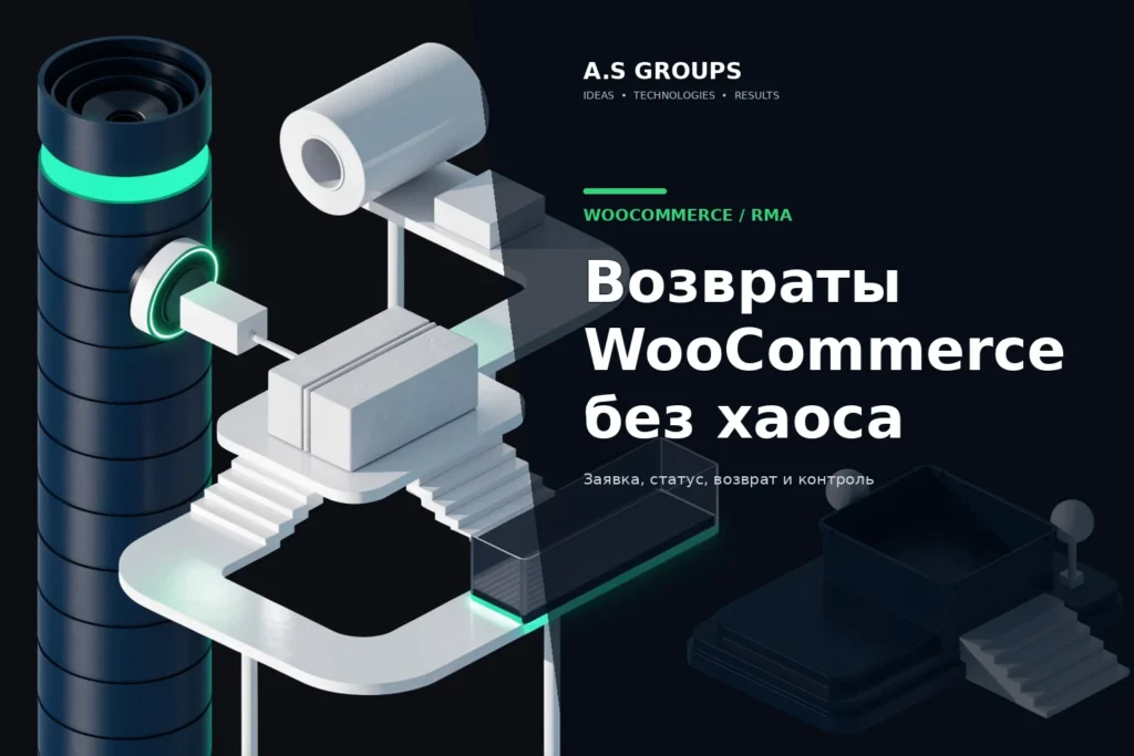 Возвраты и RMA в WooCommerce: схема обработки заявки, обратной доставки и refund