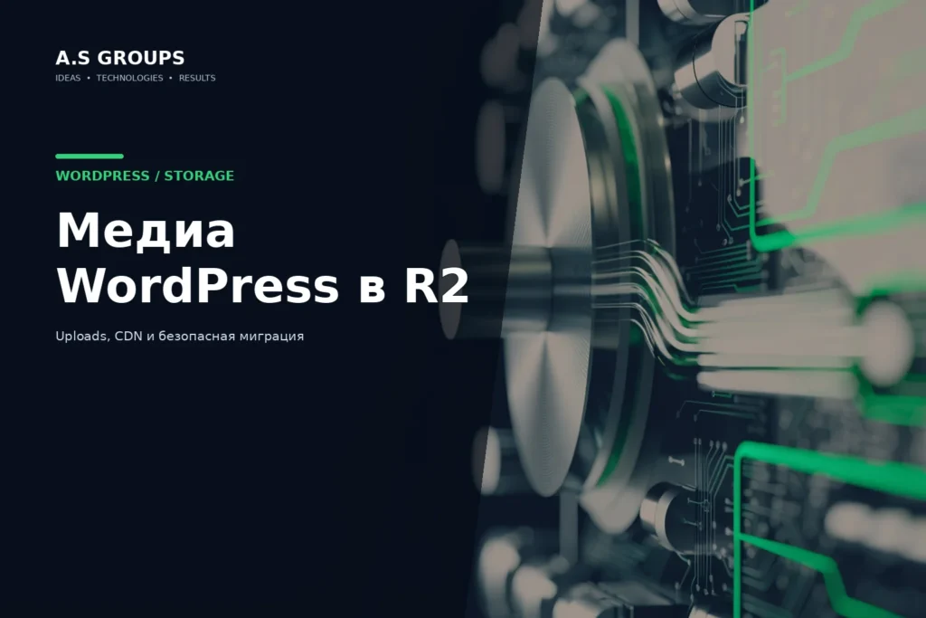 Медиа WordPress переносятся из uploads в Cloudflare R2 и CDN