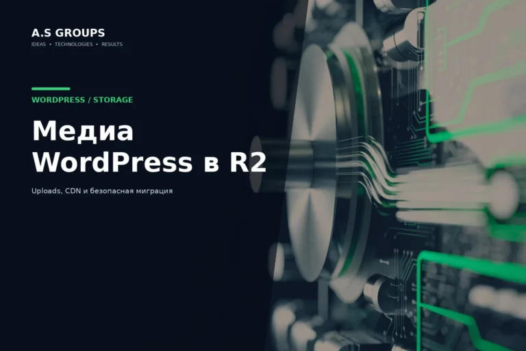 Медиа WordPress переносятся из uploads в Cloudflare R2 и CDN