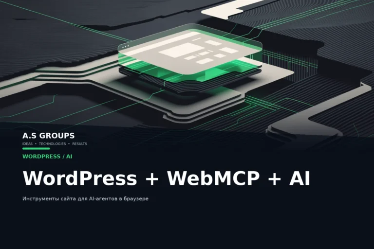 WordPress Playground и WebMCP для работы AI-агентов с сайтом в браузере
