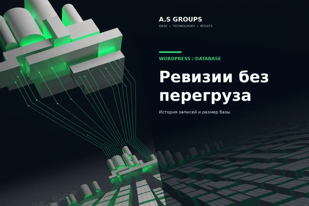 Оптимизация ревизий и автосохранений WordPress для уменьшения базы данных