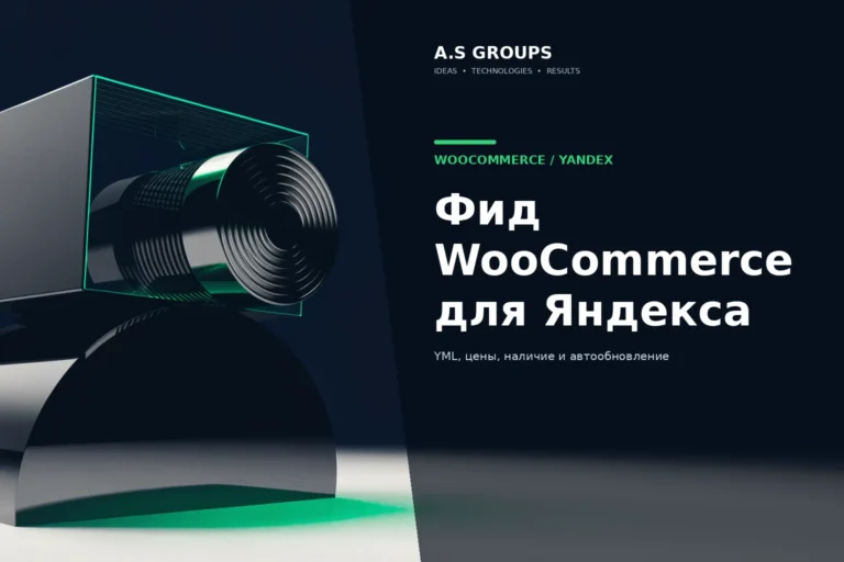 Товарный YML-фид WooCommerce для Яндекс Товаров с ценами и наличием