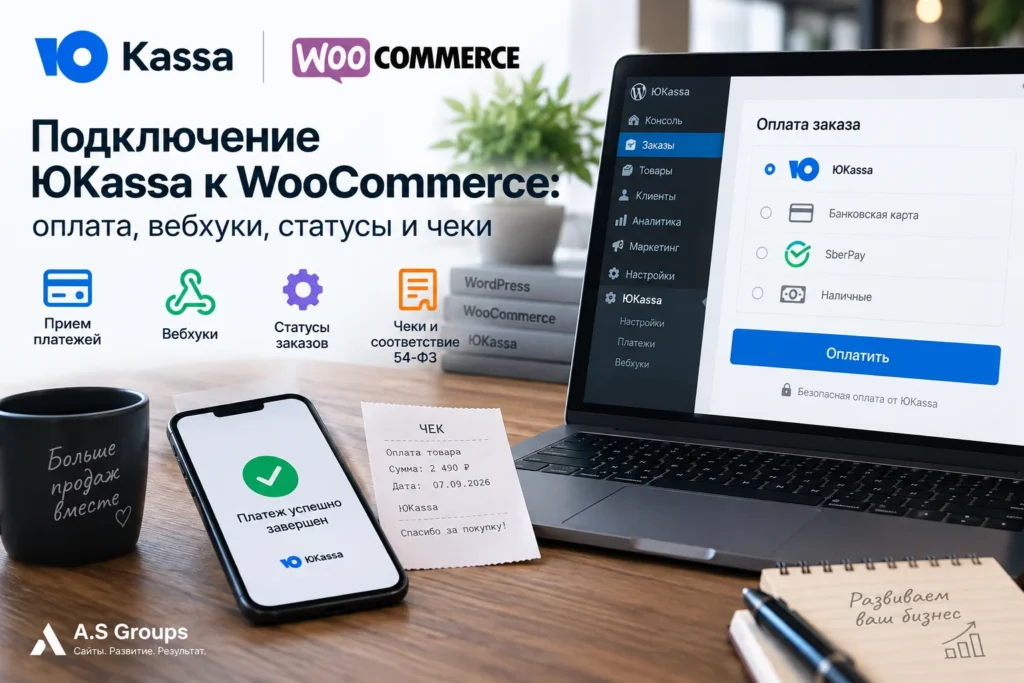 Диагностика webhook ЮKassa и статусов заказов WooCommerce