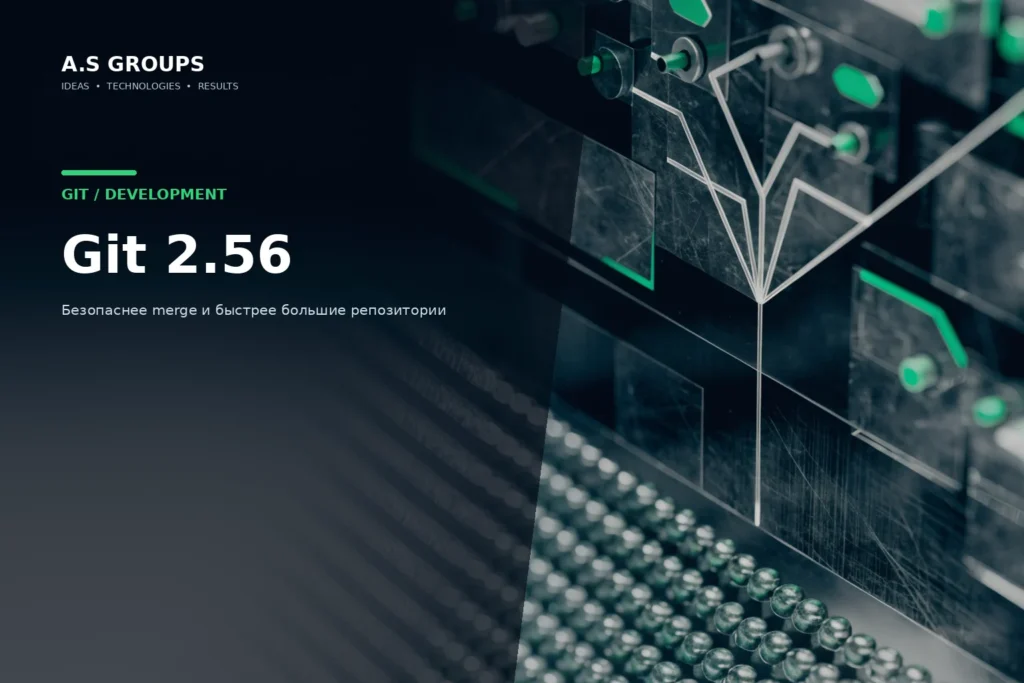 Git 2.56, merge-конфликты и ускорение больших репозиториев