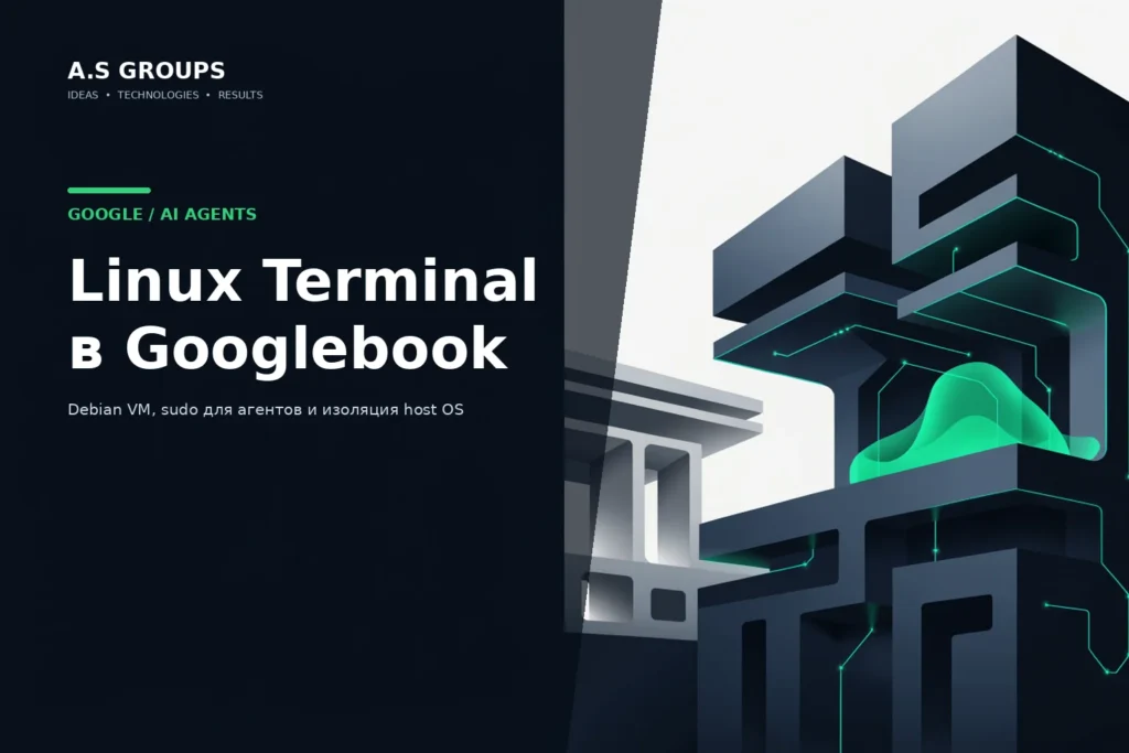 Googlebook Linux Terminal в изолированной Debian VM для AI-агентов