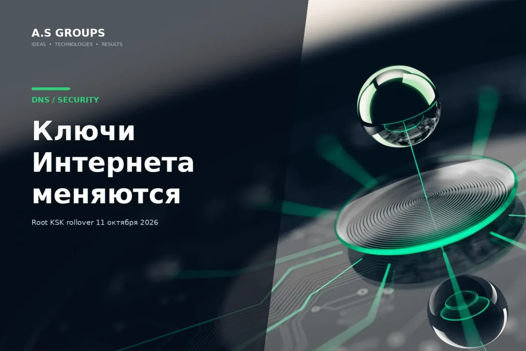 Смена корневого DNSSEC-ключа KSK-2024 11 октября 2026 года