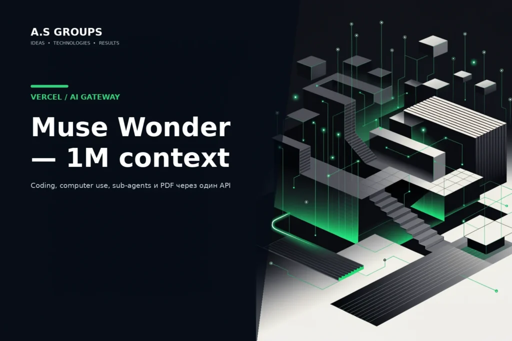Muse Wonder от Meta в Vercel AI Gateway с контекстом 1 миллион токенов