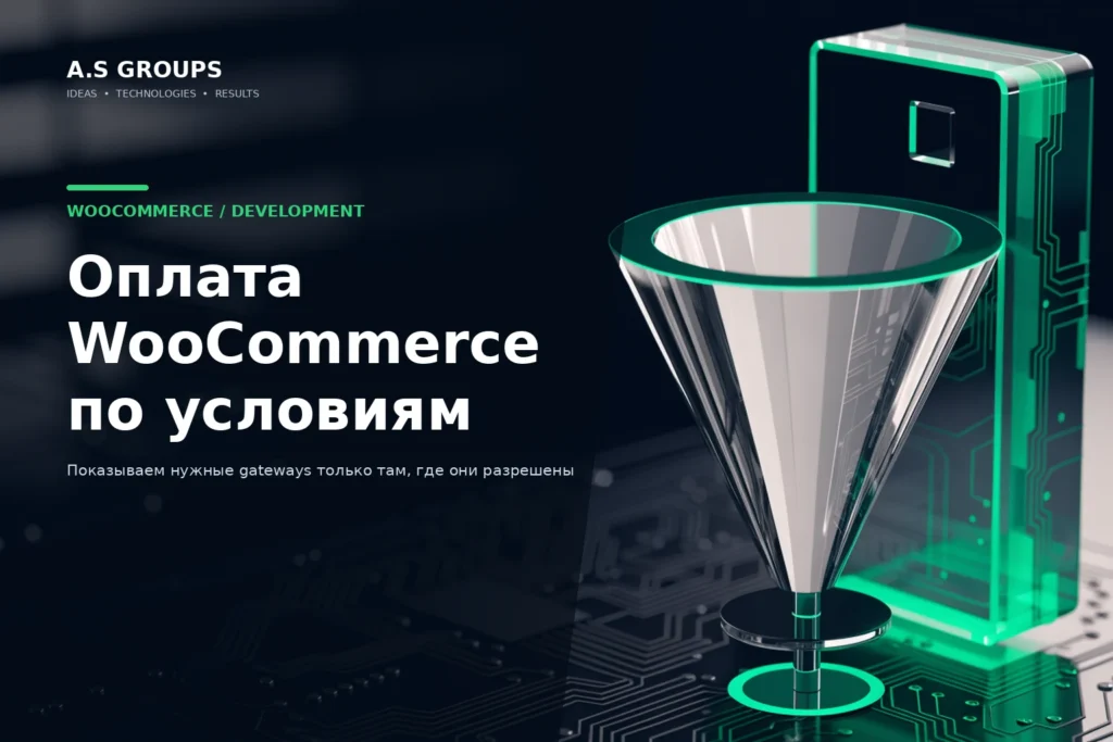 Условные способы оплаты WooCommerce по категории, сумме, доставке и роли клиента